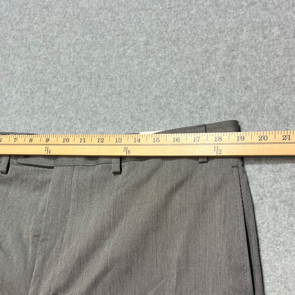 Lauren Ralph Lauren Mens Grey Flat Front Dress Pants 38W x 32L NVELPCFY0450 NEW - Picture 7 of 10